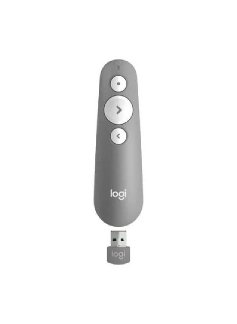 R500s Laser Presentation Remote With Broad Compatibility Grey