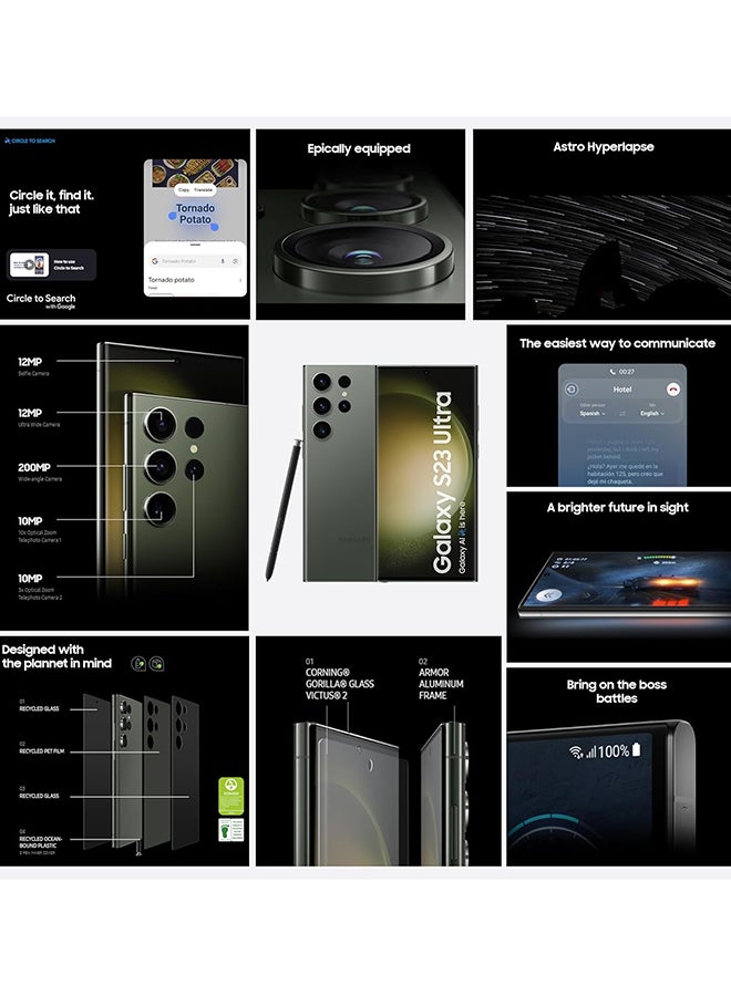 Samsung Renewed - Galaxy S23 Ultra Dual SIM Phantom Black 12GB RAM 512GB 5G - Image 2