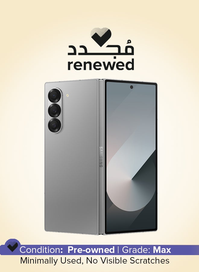 Samsung Renewed - Galaxy Z Fold 6 Dual SIM Silver 12GB RAM 256GB 5G - Image 1
