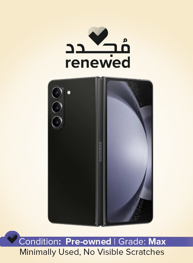 Samsung Renewed - Galaxy Z Fold 5 Dual SIM Phantom Black 12GB RAM 256GB 5G - Image 1