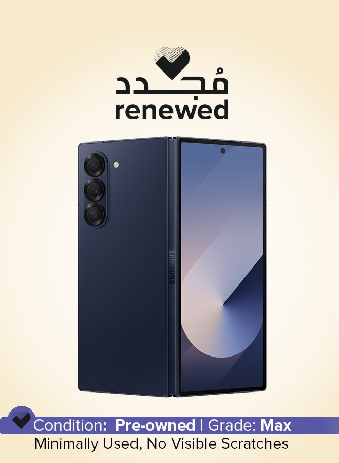 سامسونج Renewed - Galaxy Z Fold 6 Dual SIM Navy 12GB RAM 256GB 5G - Image 1