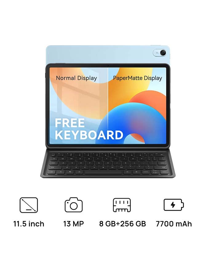 HUAWEI - MatePad 11.5 New PaperMatte Edition Tablet Isle Blue 8GB RAM 256GB WIFI - Middle East Version + [ Free Keyboard ] - Image 1