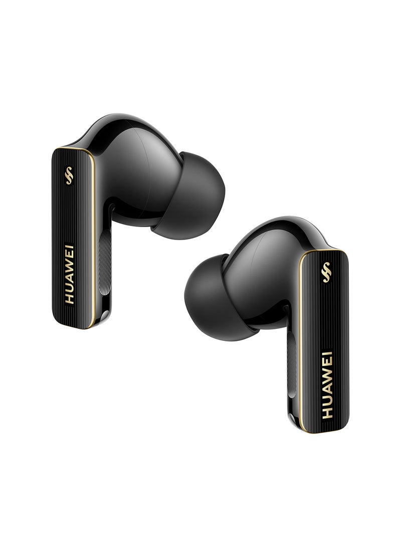 هواوي - FreeBuds Pro 4 Wireless Bluetooth Earbuds, Dual-driver True Sound, Stable&Clear Calls, Intelligent Dynamic ANC, Head Motion Controls, iOS&Android, Lossless Sound Quality, AI call-noise-cancellation, Black - Image 1