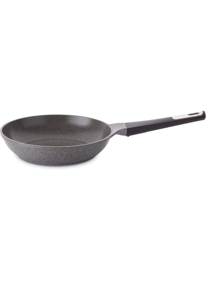 نيو فلام Aeni Cooking Set 11 Pieces Nonstick Diecasted Aluminum Stockpot18 20 24 28 Frypan Grey Marble  - Image 3