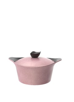 Neoflam Aeni Cooking Set 11 Pieces Nonstick Diecasted Aluminum Stockpot18 20 24 28 Frypan Pink Marble  - Image 2