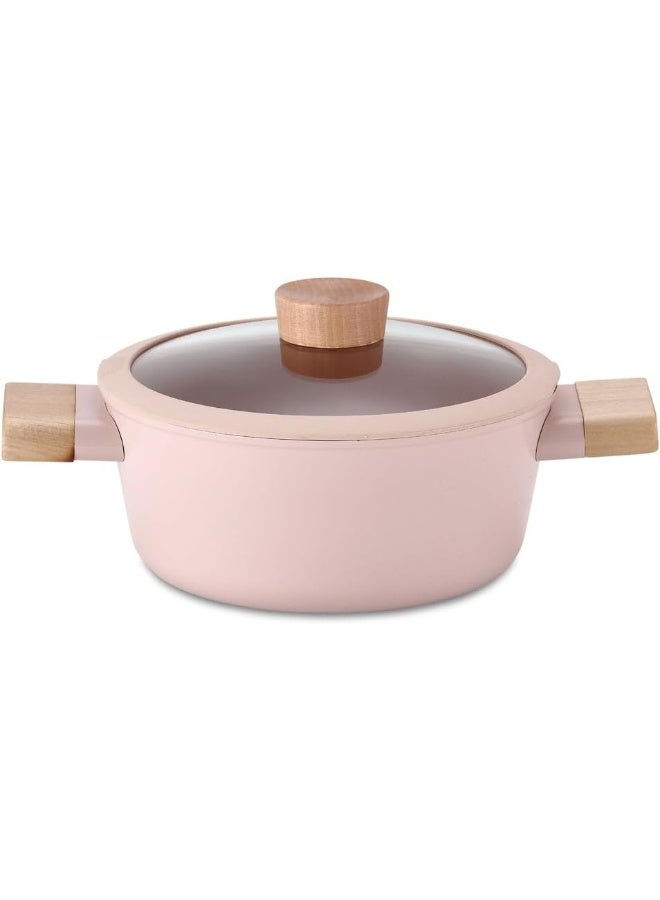 Neoflam Fika Blossom Cooking Pot 20 Cm Sandy Pink - Image 5