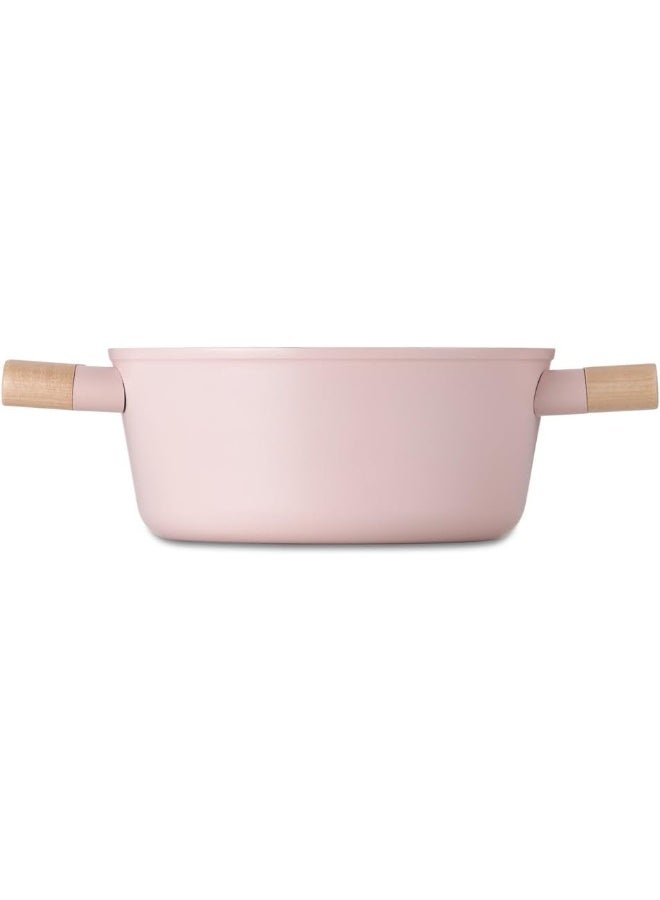Neoflam Fika Blossom Cooking Pot 20 Cm Sandy Pink - Image 3