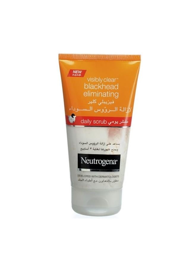 نيوتروجينا Visibly Clear Blackhead Eliminating Daily Scrub 150 Ml - Image 1