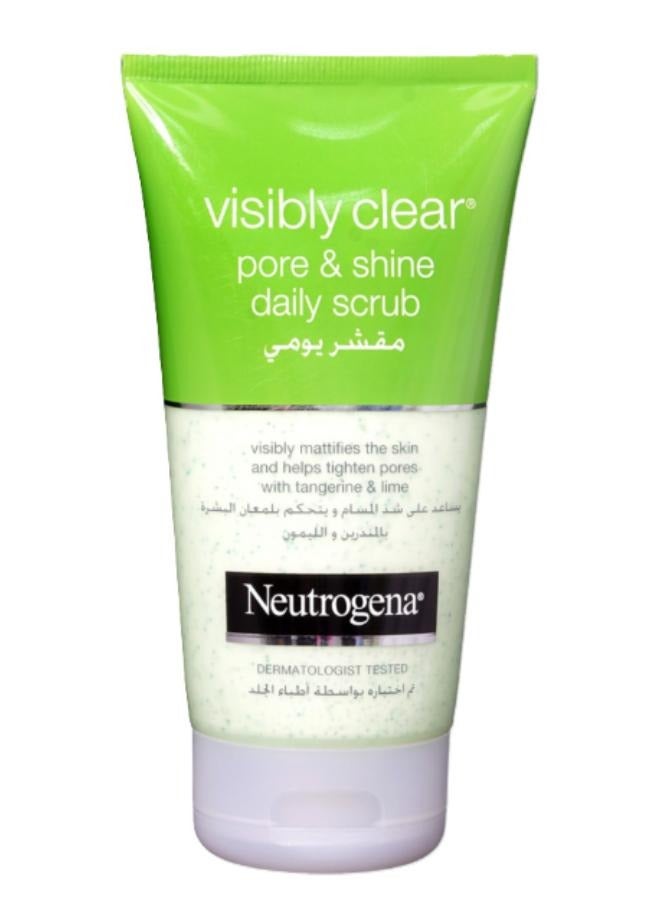 نيوتروجينا Visibly Clear Pore & Shine Daily Scrub 150 Ml