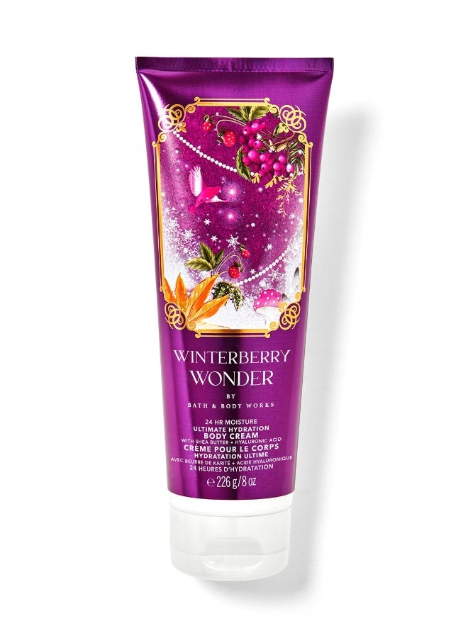 باث آند بودي وركس Winterberry Wonder Ultimate Hydration Body Cream 226grams - Image 2