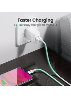 Ugreen USB-A to Lightning Cable 2.4A Max White 1M White  - Image 3