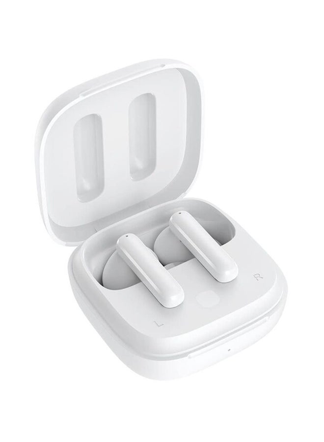 QCY T13 ANC Bluetooth Earphones, Active Noise Cancelling Wireless Earbuds, Gaming In Ear Earphones, 4 Mics Clear Calls, 30H Playtime White  - Image 2