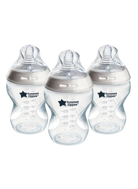 Pack Of 3 Baby Feeding Bottle 260 ML, 0 Months +