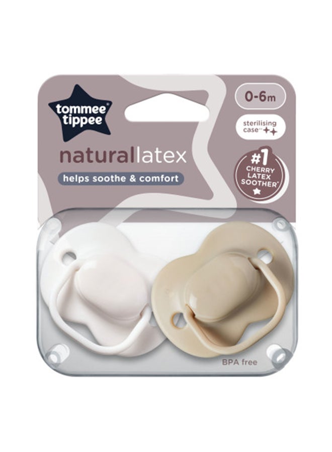 تومي تيبي Pack Of 2 Cherry Latex Soother, 0 - 6 Months - Image 2