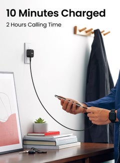 يو جرين PD20W Fast Charger UK Black  - Image 4
