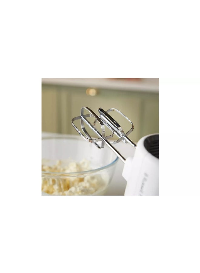 Russell Hobbs 250W Go Create Electric Hand Mixer White and Grey 21 x 10.2 x 22 cm 27520GCC 250 W 27520GCC White and Grey  - Image 3