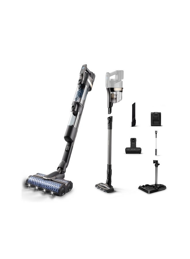 Philips - 9000 Series AquaTrio Cordless Stick Vacuum and Wash Deep Black 114 x 27 x 25 cm XW9463/10 10 W XW9463/10 Deep Black - Image 1