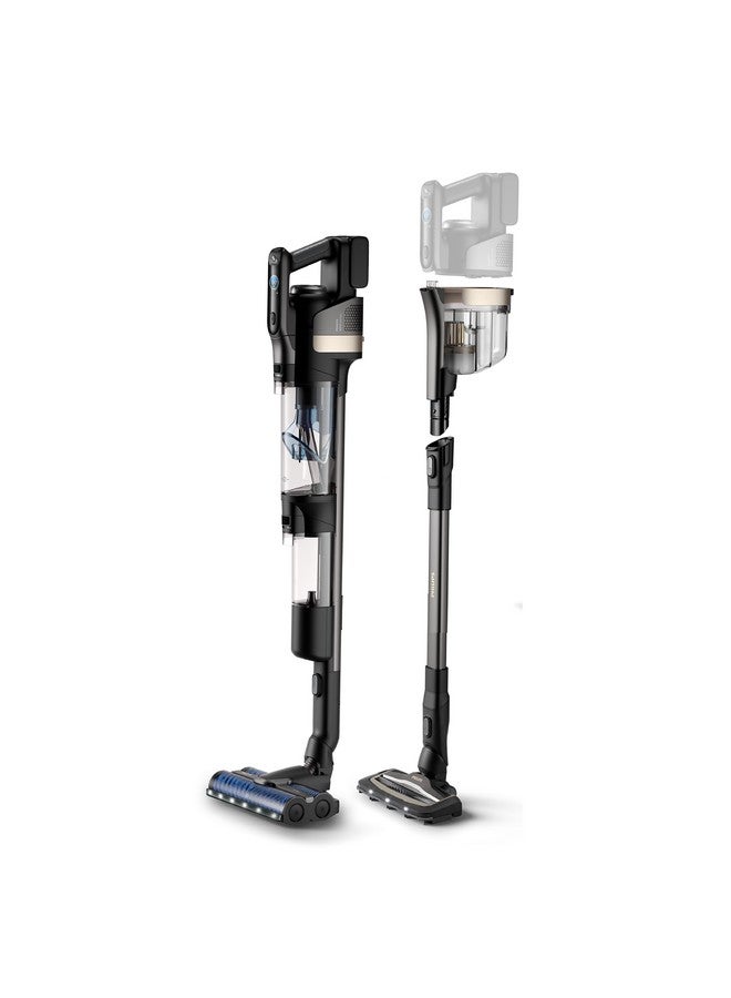 Philips - 9000 Series AquaTrio Cordless Stick Vacuum and Wash Deep Black 114 x 27 x 25 cm XW9463/10 10 W XW9463/10 Deep Black - Image 1