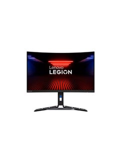 لينوفو 27" Inch Curved Gaming Monitor FHD R27fc30 (1920X1080) 280Hz Refresh Rate, Upto 1ms Response Time & HDMI 2.1/DisplayPort 1.4 with Integrated Speaker - 67B6GAC1SD | Raven Black  - Image 1