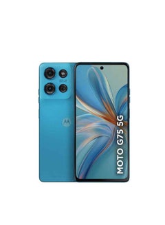 Motorola Mobile Motorola G75 5G 8GB Ram 256GB ROM Aqua Blue  - Image 1