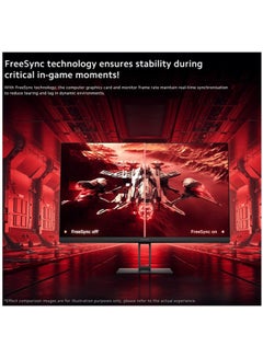Xiaomi 23.8" Inch Flat Gaming Monitor (1920x1080) G24i, FreeSync, Upto 1ms Response Time, 180Hz Refresh Rate, IPS Panel Type with x1 HDMI Port - ELA5627UK | Black  - Image 5