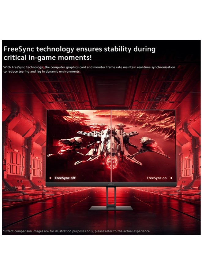 شاومي 23.8" Inch Flat Gaming Monitor (1920x1080) G24i, FreeSync, Upto 1ms Response Time, 180Hz Refresh Rate, IPS Panel Type with x1 HDMI Port - ELA5627UK | Black  - Image 5