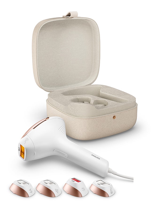 Philips Lumea 9000 Series Ipl Hair laser Removal Device Smartskin Sensor Clinically Proven Performance, 4 Attachments, 60 Days Money Back Guarantee Rose Gold/White - Image 2