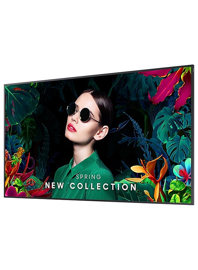 سامسونج - 55" QMC Series 4K UHD Signage Display (QM55C) - VA Panel, 500 Nits Brightness, 72% NTSC Color Gamut, 24/7 Operation, Tizen 7.0 OS, HDMI 2.0, DP 1.2, Wi-Fi & Bluetooth, 154W Power Consumption, VESA 200x200mm Mount, Energy Star/EPEAT Certified, Non-Glare, Dynamic Crystal Color, Smart Calibration, DICOM Simulation, 16GB Flash Memory, TÜV Rheinland Carbon Footprint Certified | LH55QMCEBGCXGO Black - Image 1