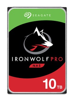 Seagate 10TB IronWolf Pro SATA III 3.5" Internal NAS HDD, Up to 263 MB/s Data Transfer Rate, 7200 rpm, 256MB Cache, 2 Million Hours MTBF, 550TB per Year Workload Rate, 2Mn Hours MTBF | ST10000NT001 10 TB  - Image 1