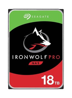 Seagate 18TB IronWolf Pro SATA III Internal NAS HDD, 3.5" Form Factor, 7200 RPM Speed, 256MB Cache Memory, Up to 24-Drive Bay Supported, 1.2 Million Hours MTBF | ST18000NT001 18 TB  - Image 1