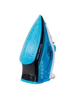 Russell Hobbs 1800W Non-Stick Ceramic Plate Steam Iron Blue and White 27.5 x 13 x 11 cm 25580GCC 260 ml 1800 W 25580GCC Blue and White  - Image 2