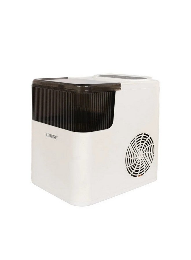 REBUNE 165W Compact Design Ice Maker White and Black 1.6 L RE-6-041 165 W RE-6-041 White and Black - Image 3