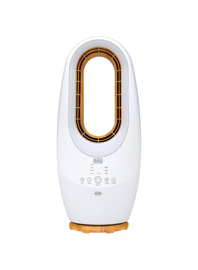 BLACK+DECKER 45W Bladeless Fan with Remote White and Brown 62.5 x 23.3 x 30.8 cm FBL58-B5 FBL58-B5 White and Brown  - Image 1