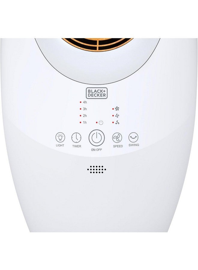 BLACK+DECKER 45W Bladeless Fan with Remote White and Brown 62.5 x 23.3 x 30.8 cm FBL58-B5 FBL58-B5 White and Brown  - Image 3