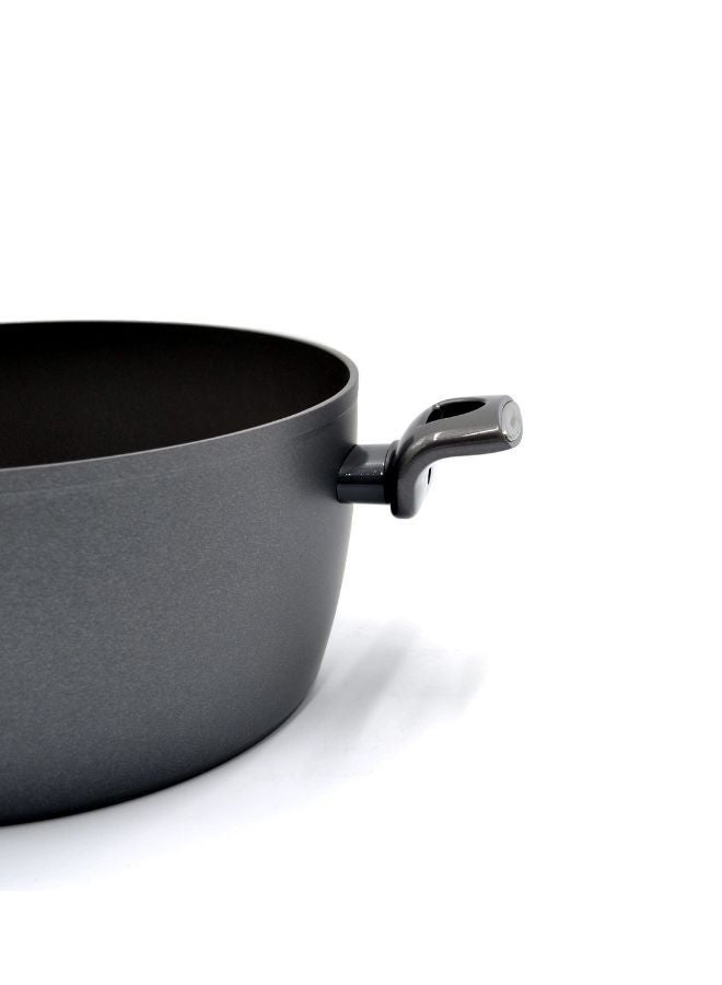 Korkmaz Korkmaz Nora Ceramic Casserole | Non Stick Stock Pot Grey  - Image 2