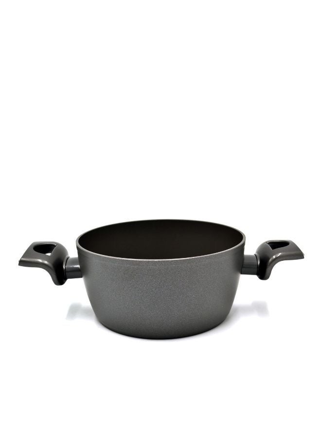 Korkmaz Korkmaz Nora Ceramic Casserole | Non Stick Stock Pot Grey  - Image 4
