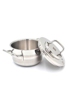 كوركماز Korkmaz Astron 7 pcs Cookware Set | Pots and Pans Set | Stainless Steel Inductions Cookware Sets A2054 Silver  - Image 2