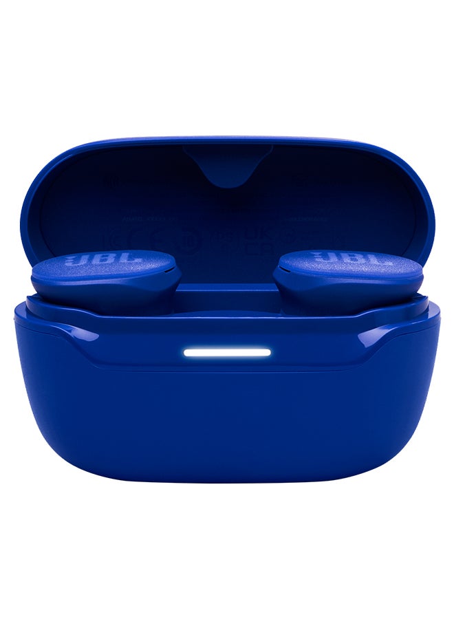 JBL - Endurance Race 2, True Wireless Bluetooth Earbuds, 48 hrs Battery, IP68 Water and Dust Resistance, Noise Cancellation, Pure Bass Sound, Smart Ambient, Sports Modes - JBLENDURACE2BLU Blue - Image 1
