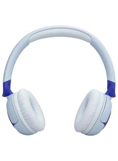 JBL Junior 320 BT Wireless On-Ear Bluetooth Headphones with Built-in Microphone for Kids, 50 Hours Playback, Safe Sound, Low Volume, Easy Operation and Sticker Set - JBLJR320BTBLU Blue  - Image 5