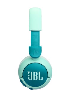 JBL Junior 320 BT Wireless On-Ear Bluetooth Headphones with Built-in Microphone for Kids, 50 Hours Playback, Safe Sound, Low Volume, Easy Operation and Sticker Set - JBLJR320BTGRN Green  - Image 5