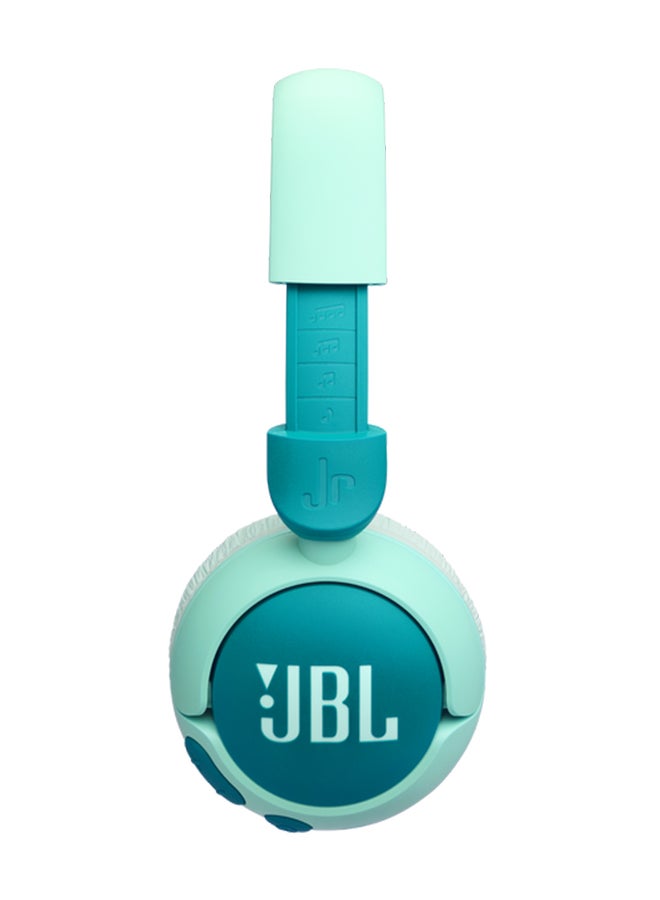 JBL - Junior 320 BT Wireless On-Ear Bluetooth Headphones with Built-in Microphone for Kids, 50 Hours Playback, Safe Sound, Low Volume, Easy Operation and Sticker Set - JBLJR320BTGRN Green - Image 1