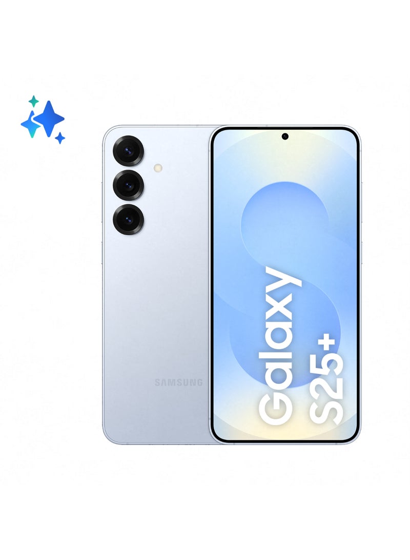 سامسونج جالاكسي S25 بلس AI ثنائي الشريحة أزرق جليدي 12 جيجابايت RAM 512 جيجابايت 5G - نسخة الشرق الأوسط - Image 1