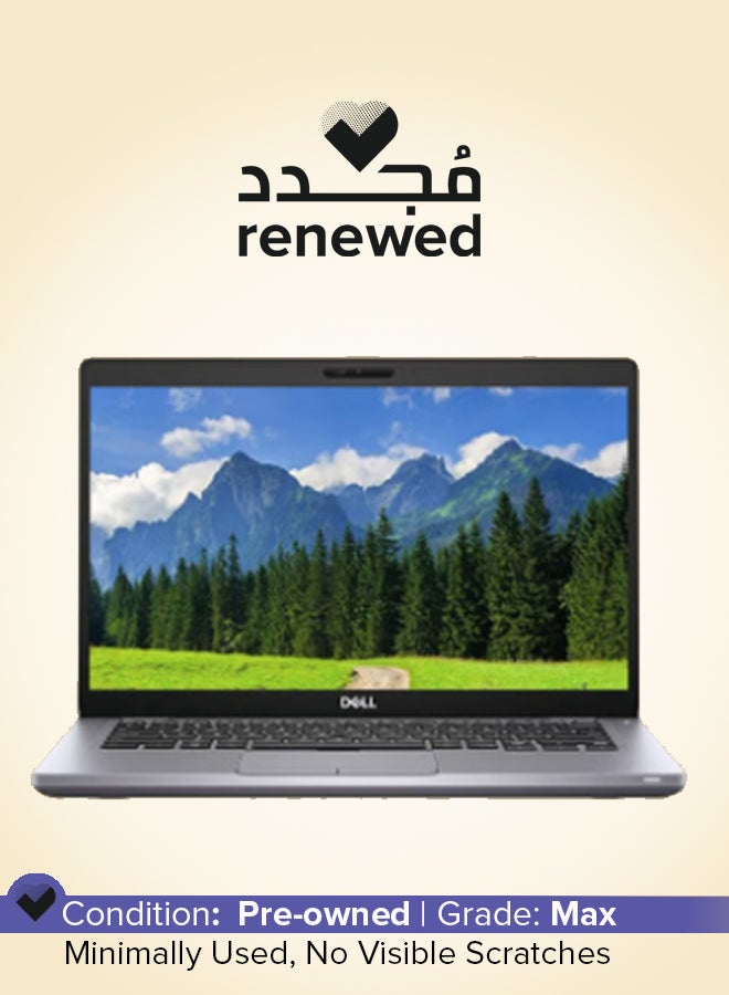 Renewed - Latitude 5410 Notebook With 14-Inch Display, Core i5-10210U/10th Gen/Quad Core/8GB RAM/512GB SSD/Windows 11 English/Arabic Silver