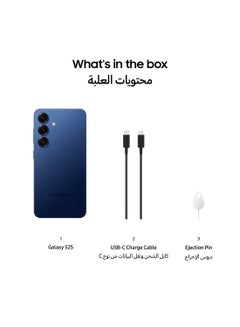 Galaxy S25 AI Dual SIM Navy 12GB RAM 256GB 5G - Middle East Version - pnsku/N70140514V/45/_/1737383864/332abd97-99fa-4faa-aa47-ec8b8b64218f