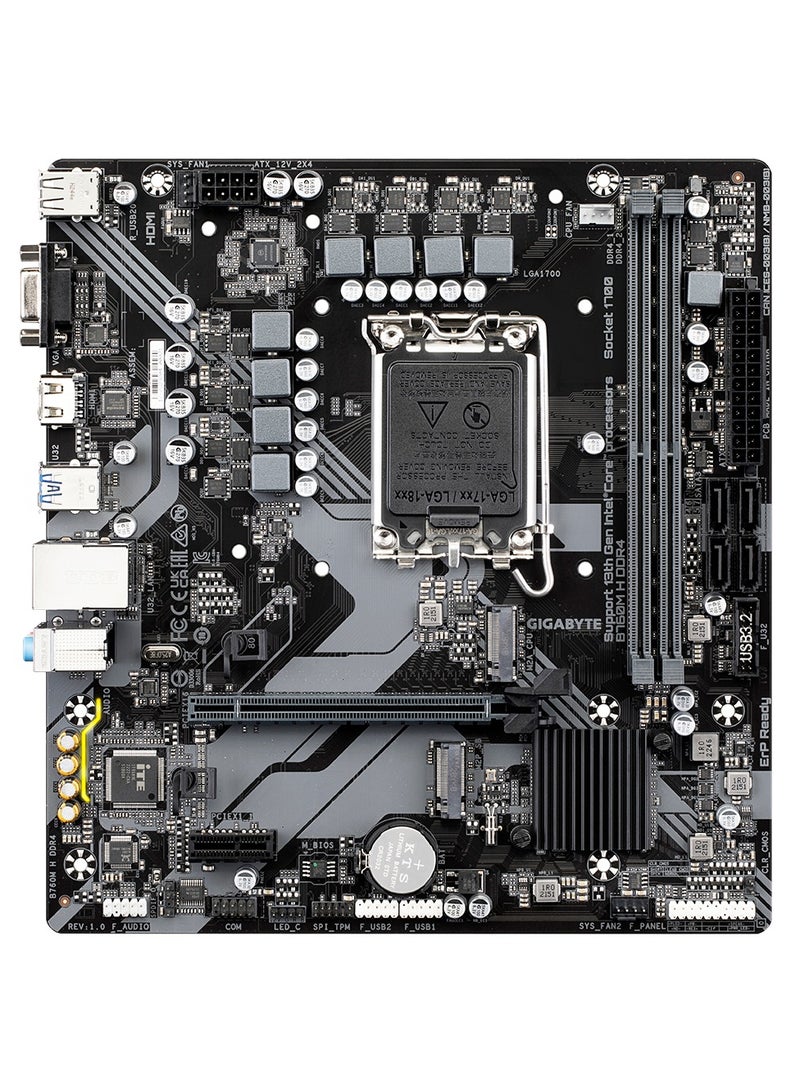 GIGABYTE - GIGABYTE Motherboard INTEL-B760M H DDR4 - Image 1