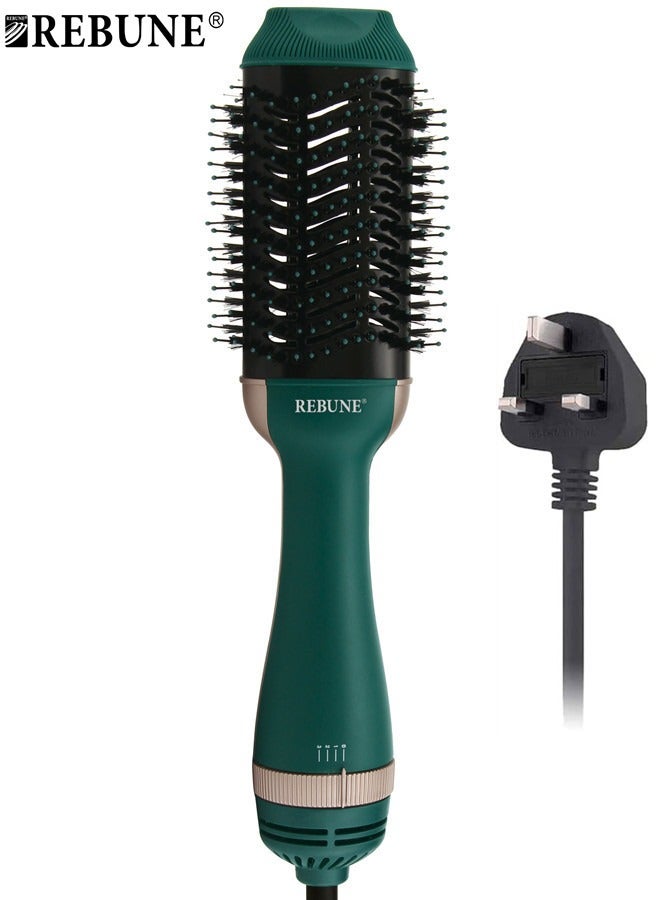 ريبون Original 1200W Hair Styler Hair Straightener Brush One-Step Volumizer Hair Dryer and Hot Air Brush  - Image 1