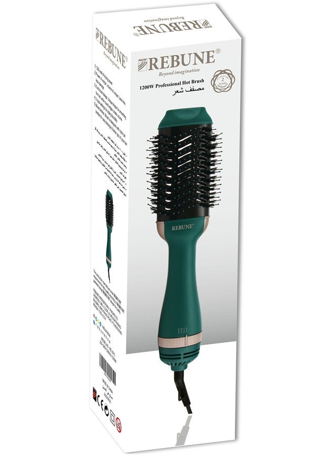 ريبون Original 1200W Hair Styler Hair Straightener Brush One-Step Volumizer Hair Dryer and Hot Air Brush  - Image 4