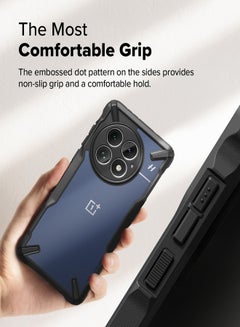 رينجك Fusion-X Case Compatible with OnePlus 13 (2024), [A-Grade Protection] Anti-Scratch Advanced Rugged Heavy Duty Bumper PC + TPU Cover - Black  - Image 5