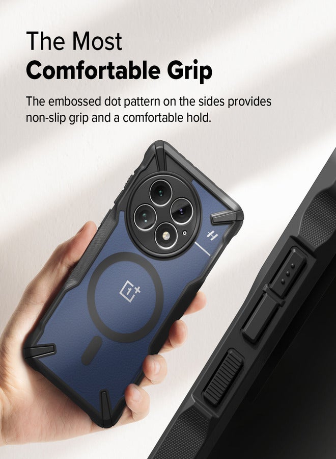 Ringke Fusion-X Magnetic Cover Compatible with OnePlus 13 Case Cover, [Strong Magnet] Anti-Fingerprint Rugged Shockproof Protective Phone Cover - Black  - Image 3