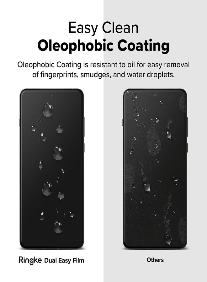 Ringke Dual Easy Film [2 Pack] Compatible with OnePlus 13 Screen Protector, Multi-Layers HD Quality Full Screen Cover Protection Film with Easy Installation tool Clear  - Image 5